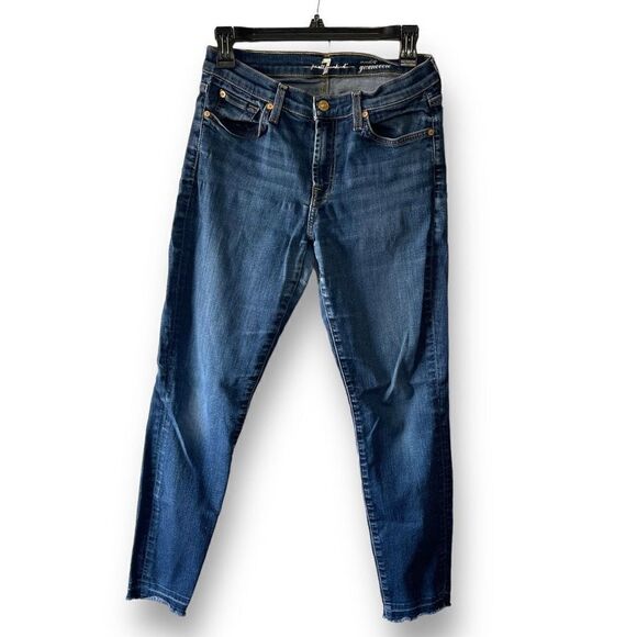 7 For All Mankind Gwenevere Ankle Jeans, 28‎ - Picture 1 of 11